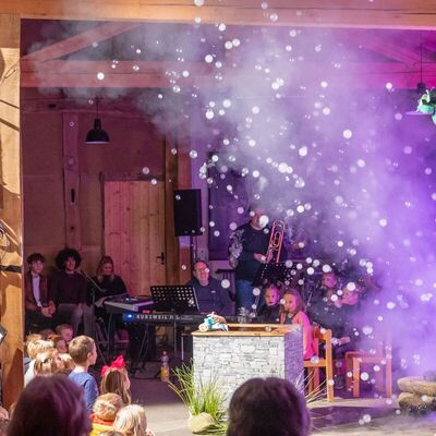 ENTENOMA SOS - ELFENSTAUB Kindermusical; Foto: Klaus Stevens