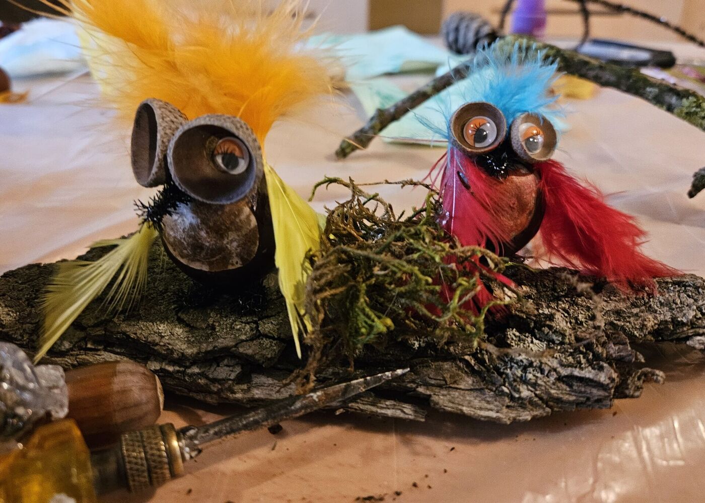 Rindenmonster und Kastanienkerle; Foto: (c) Michaela Kura