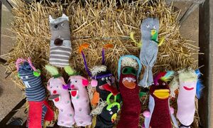 Sockenmonster vom Tuppenhof für Kinder (8–11 Jahre); Foto: Christina Puth