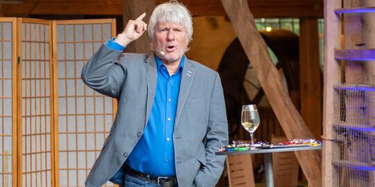 Jürgen Becker auf dem Tuppenhof. Foto: (c) Klaus Stevens