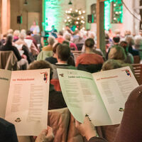 Offenes Singen von Weihnachtsliedern mit Musikschule Kaarst Mark Koll; Foto: (c) Klaus Stevens