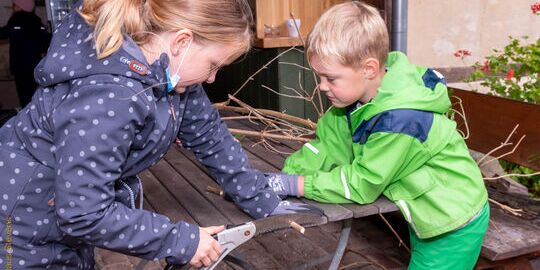 Herbstferien-Aktion auf dem Tuppenhof Foto: (c) Klaus Stevens