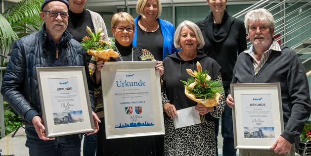 Die Ausgezeichneten... Foto: Copyright by Klaus Stevens Kaarst