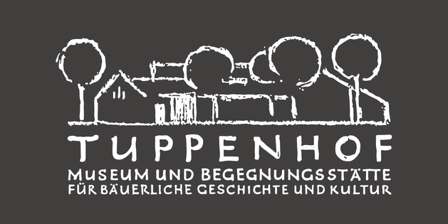 Das Tuppenhof-Logo zeigt eine stilisierte Darstellung des Museums in Kaarst für bäuerliche Geschichte. | © Tuppenhof