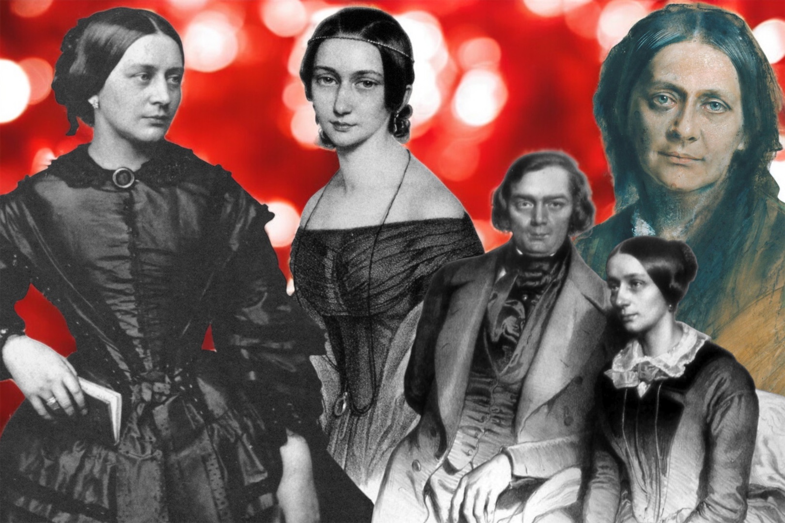 DIENSTAGS IM TUPPENHOF „Das überaus erstaunliche Leben der Clara Schumann“; Gisela Saßmannshausen; Bildkomposition: Frank Ahlert