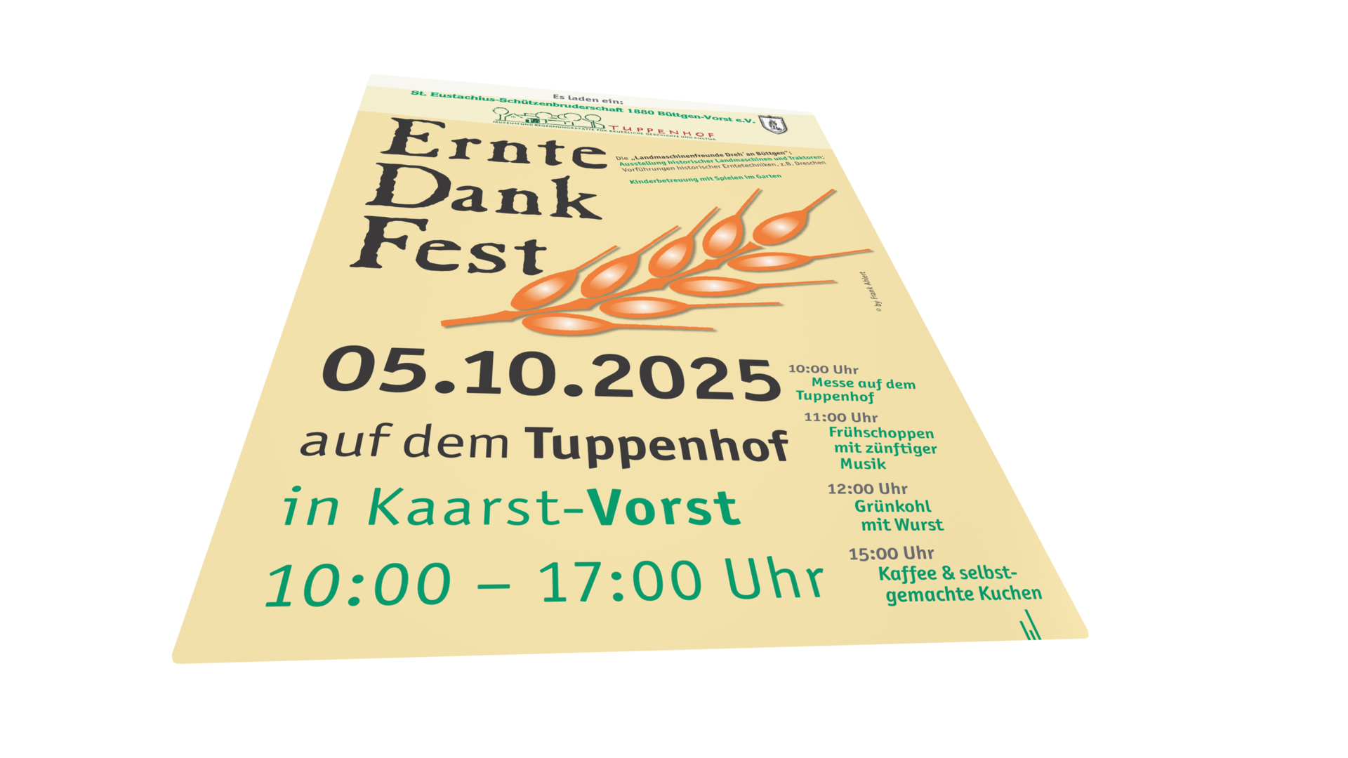 Erntedankfest auf dem Tuppenhof; Bildmotiv: (c) Frank Ahlert