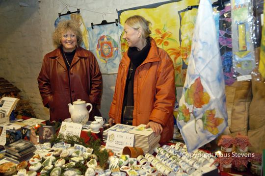 Künstlerisch Gestaltetes beim Adventsmarkt auf dem Tuppenhof
